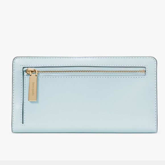 Kate Spade Madison Large Slim Bifold Wallet
Blue Glow 
NWT - Picture 3 of 16